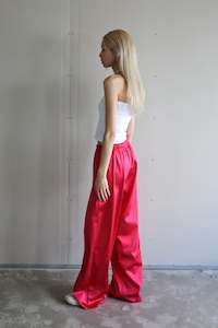 Pecchenino Satin Poolside Pant - RM Exclusive - Cherry (PO)