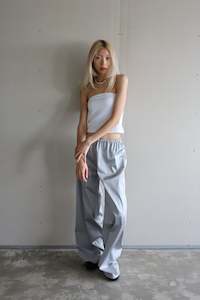 Pecchenino Satin Poolside Pant - RM Exclusive - Silver (PO)