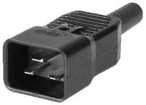 16A C20 IEC Plug - Schurter