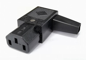 10A C13 IEC Right-hand angle socket