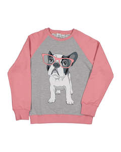 Womenswear: KR1923 CUTE PUPPY CREW