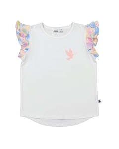 Womenswear: KR2109 BUBBLES FRILL TEE