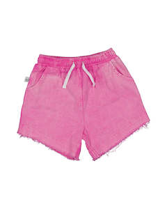 KR2102 RASPBERRY SORBET DENIM SHORT