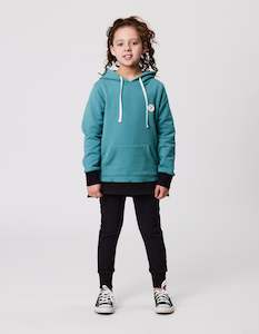 Womenswear: RT1406 TRIBE HOOD IN JADE GREEN