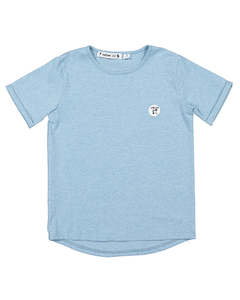 Rt1503 Rad Tribe Tee In Blue Marl