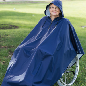 Transit Wheelchair: Wheelchair raincoat