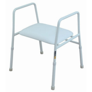 Reaching Aids Sticks: Step stool with handrail