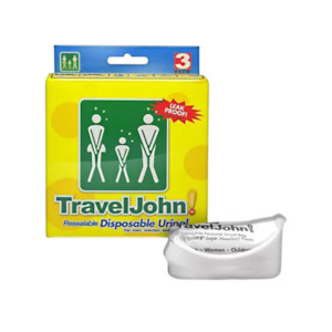 Travel John Disposable unisex urinal - box of 3