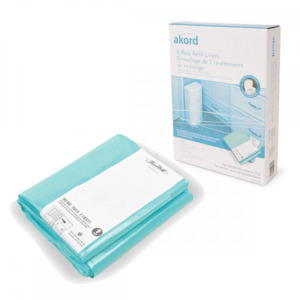 Refill liners (2 pack) for the Akord Maxi bin 41 litre | nappy bin