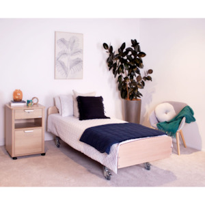 Furniture: Bock V2 electric bed and mattress