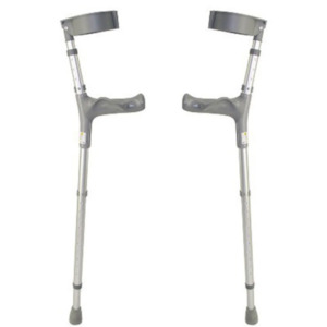 Comfy elbow crutches pair