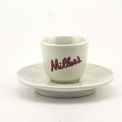 Miller's Coffee Espresso Cup & Saucer | Set of 2