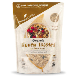 Wholefoods: CERES ORGANICS HONEY TOASTED ORGANIC MUESLI 700G