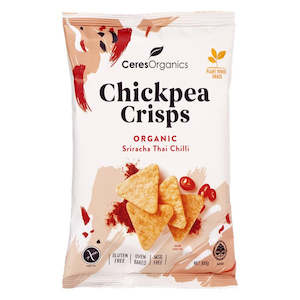 Organic Chickpea Crisps, Sriracha Thai Chilli - 100g