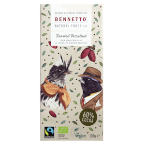 BENNETTOS TOASTED HAZELNUT CHOCOLATE 100G