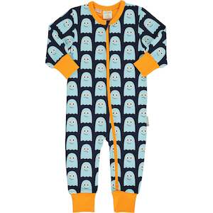 Jumpsuit: PRICE DROP * Maxomorra - Long Sleeve Rompersuit - Classics Ghost