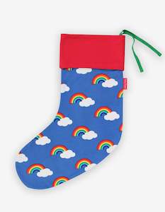 Toby Tiger - Organic Multi Rainbow Christmas Stocking ** LAST ONE