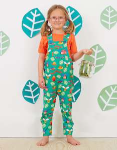 Dungarees: Toby Tiger - Dungarees - Bug ** LAST SZ 80cm (6-12m)