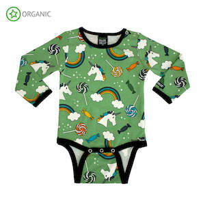 New Season Duns Vv: Villervalla - LS Bodysuit - Fantasy Print - Clover (Green)