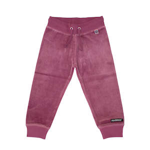 Villervalla - Relaxed Pants - Velour - Smoothie