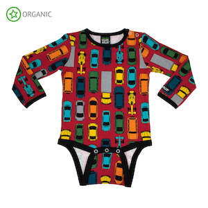 Villervalla - LS Bodysuit - Traffic - Red