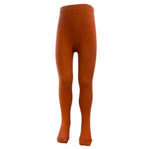 Slugs Tights: S & S Tights - Block Colour - Earth (Terracotta)