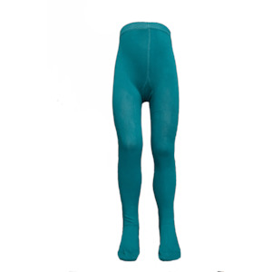 Slugs Tights: S & S Tights - Block Colour - Jungle (Teal)