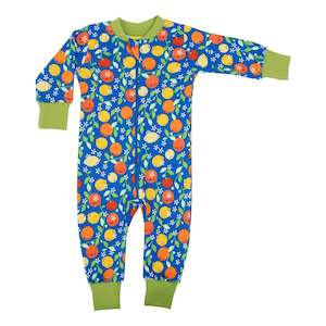 Onesies: Duns Sweden - Zip Suit - Citrus Blue