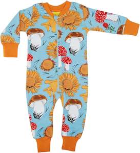 Onesies: Duns Sweden - Zip Suit - Sunflower - Blue