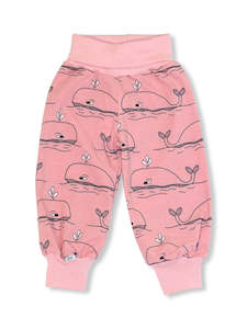 JNY - Comfy Pants - Whale - Pink