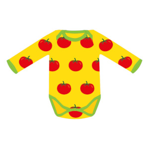 pikolo - LS Bodysuit - Tomato ** LAST SZ 74cm