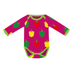 pikolo - LS Bodysuit - Peppers ** LAST ONE sz80cm