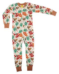 Duns Sweden Zip Suit - Rowanberry - Mother of Pearl