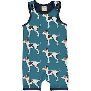 PRICE DROP * Maxomorra - Short Playsuit - Farm Dog