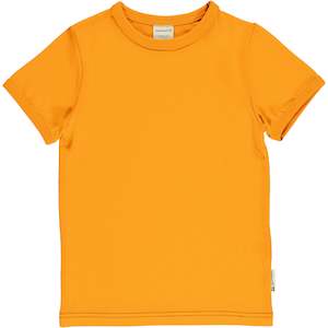 PRICE DROP * Maxomorra - SS Tee - Classics Solid - Tangerine **LAST ONE 86/92cm