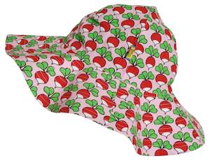 Lucky Lasts: Duns Sweden - Sunhat - Radish - Pink Lady ** LAST ONE sz XL