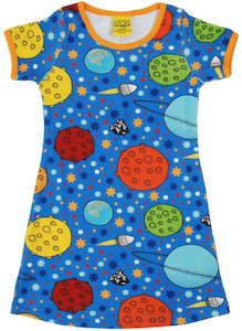 Duns Sweden SS dress - Space - Blue