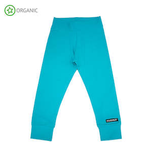 Sale Leggings And Pants: Villervalla - Solid Basics - Tapered Pants - Reef (Blue)