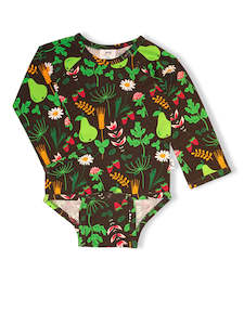 Jny Price Drop: JNY - LS Bodysuit - Spring Greenery