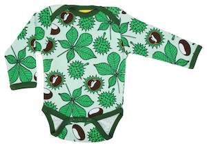 Duns Sweden LS body suit - Chestnuts - Brook Green