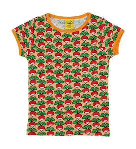 Duns Sum20: Duns Sweden SS Tee - Radishes - Canteloupe