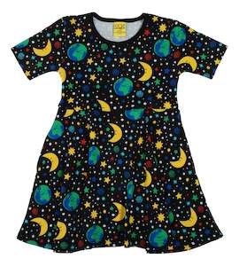 Duns Sweden - Skater Dress - Mother Earth - Black