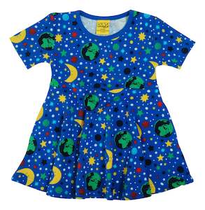 Duns Sweden - Skater Dress - Mother Earth - Blue