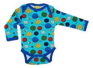 Duns Win20: Duns Sweden LS body suit - Planets - Blue Atoll