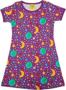 Duns Sweden SS dress - Mother Earth - Violet