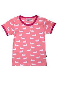 Moromini - SS Tee - Duck Pond - Pink