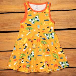 Merle Kids - Sleeveless Skater Dress - Critters