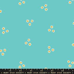 Flowerland Posies Turquoise (FQ) - Melody Miller Ruby Star Society