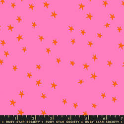 Fabrics textile: Starry Vivid Pink FQ - Alexia Marcelle Abegg for Ruby Star Society