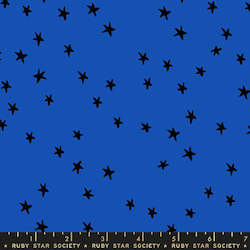 Fabrics textile: Starry Blue Ribbon (2024) - Alexia Marcelle Abegg for Ruby Star Society